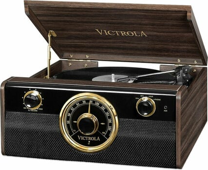 Retro gramofon Victrola VTA 240B ESP Brązowy - 1