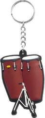 Music pendant Musician Designer Conga Red Key Chain