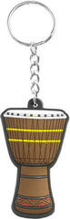 Music pendant Musician Designer African Drum Brown Key Chain