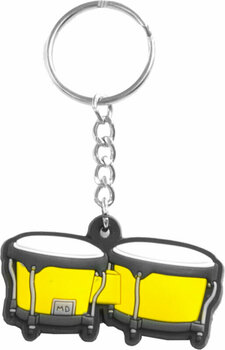 Keychain Musician Designer Keychain Bongo Yellow