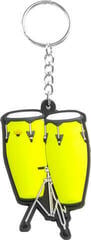 Music pendant Musician Designer Conga Green Key Chain