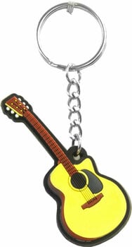Keychain Musician Designer Keychain Acoustic Guitar