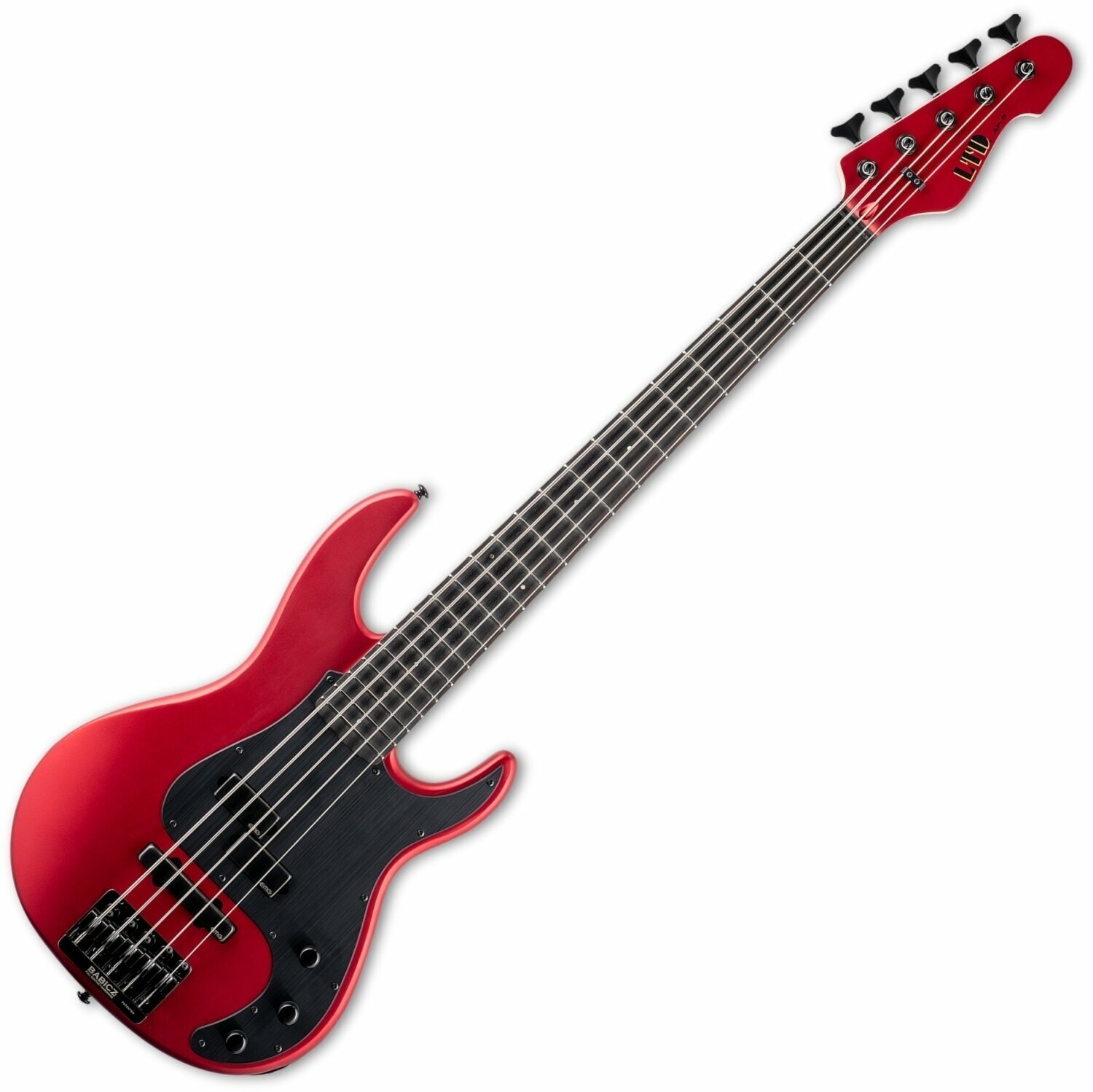 5-string Bassguitar ESP LTD AP-5 Candy Apple Red Satin