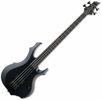 E-Bass ESP LTD F4 Black Metal Satin - 1