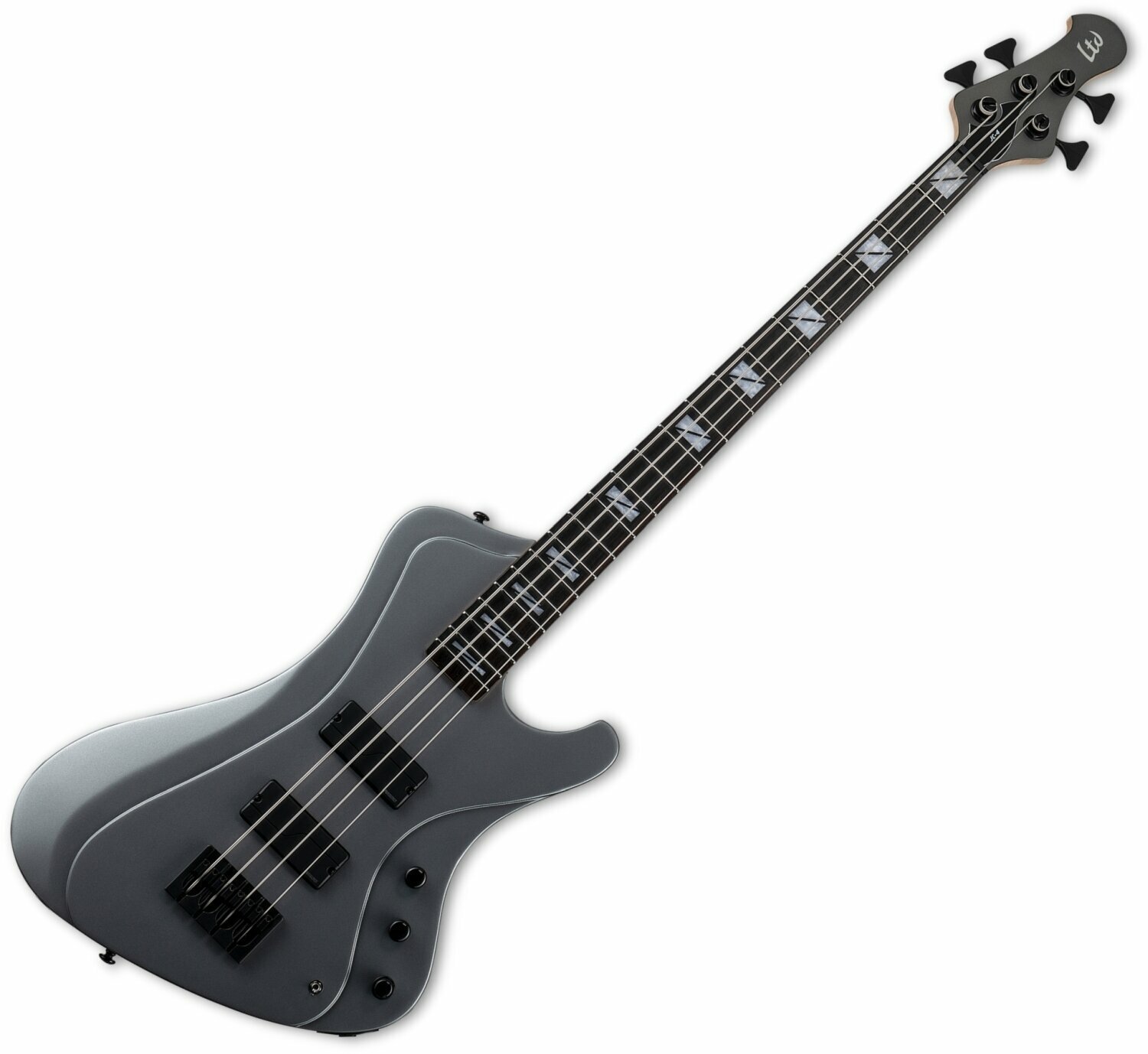 4-string Bassguitar ESP LTD JC-4 John Campbell Dark Grey Metallic Satin