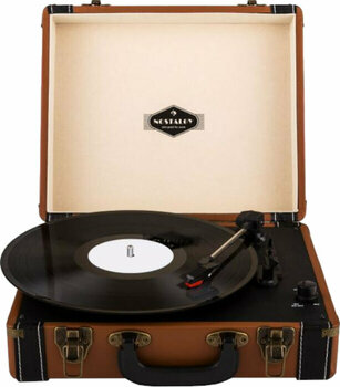 Portable turntable
 Auna Jerry Lee USB Brown - 1