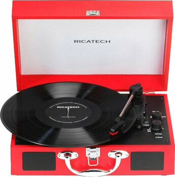 Przenośny gramofon Ricatech RTT21 Advanced Czerwony - 1