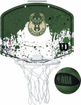 Basketbal Wilson NBA Team Mini Hoop Milwaukee Bucks Basketbal - 1