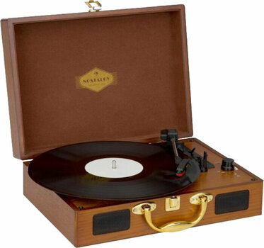 Portable turntable
 Auna Peggy Sue Wood Gold - 1