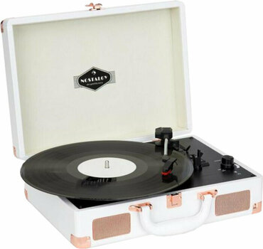 Portable turntable
 Auna Peggy Sue White Pink Gold - 1