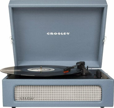 Prenosni gramofon Crosley Voyager Washed Blue - 1