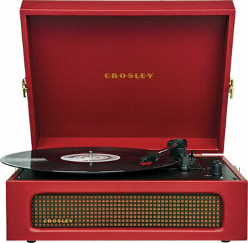 Hordozható lemezjátszó Crosley Voyager Burgundy Red - 1