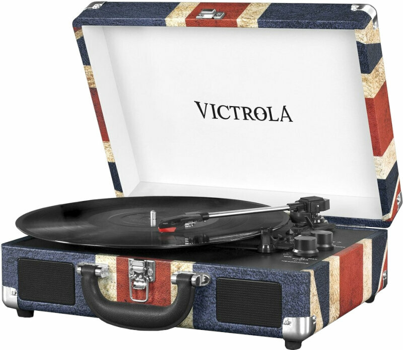 Tragbare Plattenspieler Victrola VSC 550BT UK Flag