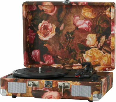 Przenośny gramofon Crosley Crusier Deluxe BT Floral Przenośny gramofon - 1