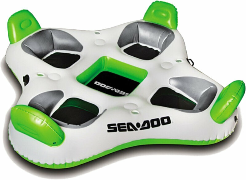 Madras til poolen SEA-DOO Inflatable Club Lounge 4 Persons white/green/black