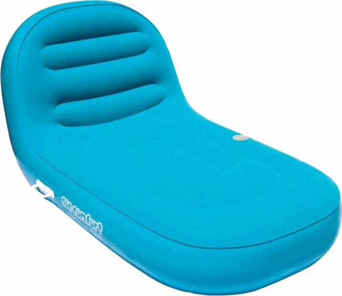Colchón de la piscina Airhead Inflatable Chaise Lounge 1 Person saphire