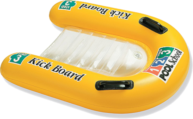 aufblasbare Ringe, aufblasbare Ärmel, Swimtrainer Intex Kickboard Pool School Step 3