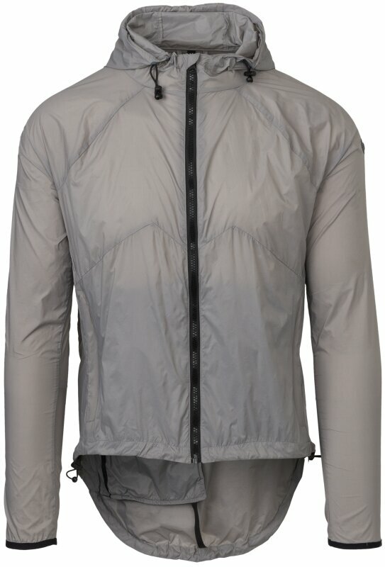 Kerékpár kabát, mellény Agu Jacket Wind Hooded Venture Elephant Grey L Kabát