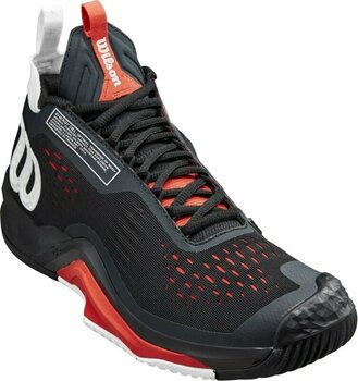 Men´s Tennis Shoes Wilson Rush Pro Surge Mens Tennis Shoe Black/White/Poppy Red 41 1/3 Men´s Tennis Shoes - 1