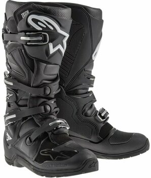 Motorcykelstövlar Alpinestars Tech 7 Enduro Boots Black 44,5 Motorcykelstövlar - 1
