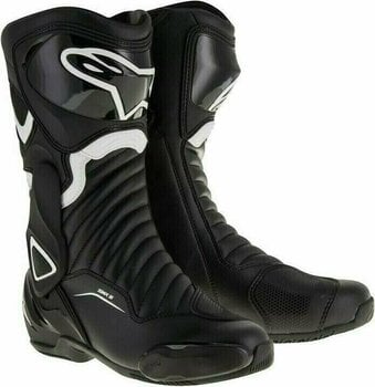 Motorcycle Boots Alpinestars SMX-6 V2 Boots Black/White 40 Motorcycle Boots - 1