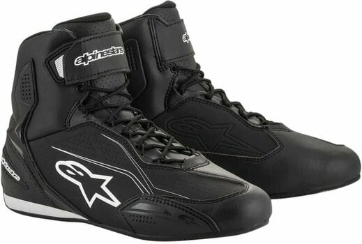 Motorcycle Boots Alpinestars Faster-3 Shoes Black 42 Motorcycle Boots - 1