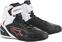 Motoros cipők Alpinestars Faster-3 Shoes Black/White/Red 39 Motoros cipők