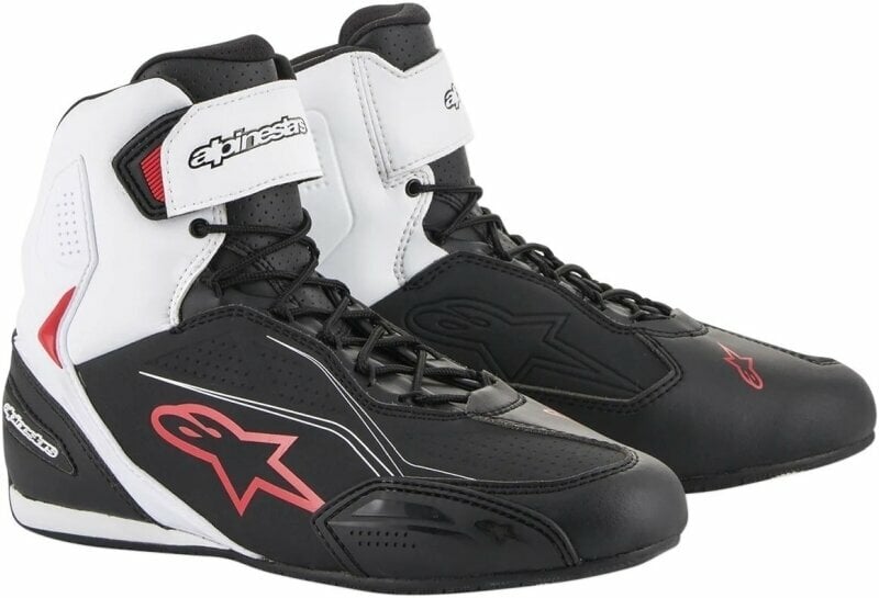 Topánky Alpinestars Faster-3 Shoes Black/White/Red 43 Topánky