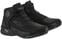 Moottoripyöräsaappaat Alpinestars CR-X Drystar Riding Shoes Black/Black 41 Moottoripyöräsaappaat