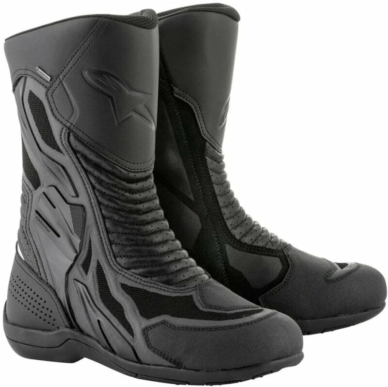 Motorcycle Boots Alpinestars Air Plus V2 Gore-Tex XCR Boots Black 38 Motorcycle Boots