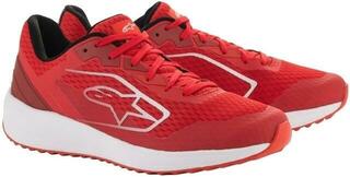Motorrad freizeitbekleidung Alpinestars Meta Road Shoes Red/White 9 Turnschuhe