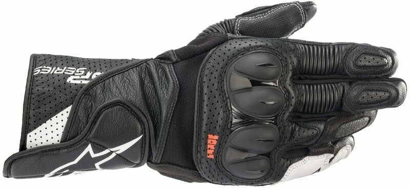 Δερμάτινα Γάντια Μηχανής Alpinestars SP-2 V3 Gloves Black/White L Δερμάτινα Γάντια Μηχανής