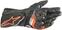 Luvas para motociclos Alpinestars SP-8 V3 Leather Gloves Black/Red Fluorescent XL Luvas para motociclos