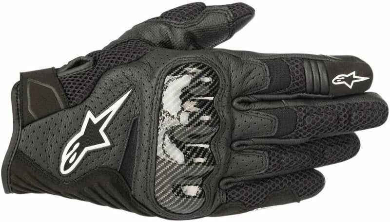 Motorcycle Gloves Alpinestars SMX-1 Air V2 Gloves Black L Motorcycle Gloves