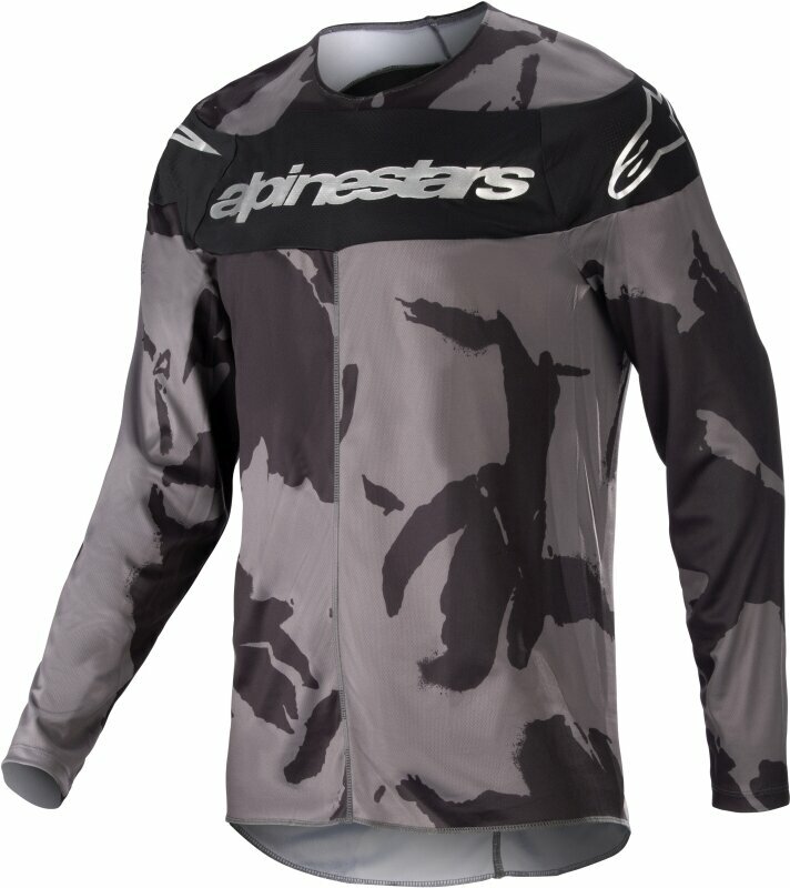 Motocross-paita Alpinestars Racer Tactical Jersey Iron/Camo L Motocross-paita