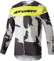 Alpinestars Racer Tactical Jersey Gray/Camo/Yellow Fluorescent L Tricou MX