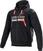 Textilní bunda Alpinestars Chrome Ignition Hoodie Black/Red Fluorescent XL Textilní bunda