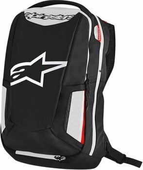 Batoh / Taška na motorku Alpinestars City Hunter Backpack Black/White/Red OS - 1