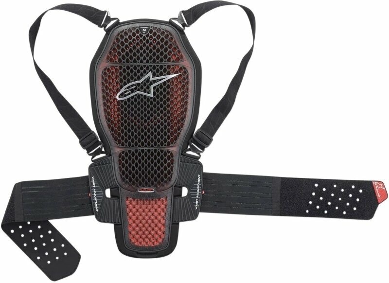 Protector spate Alpinestars Protector spate Nucleon KR-1 Cell Transparent Smoke/Black/Red S