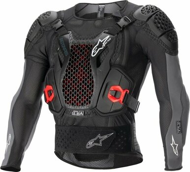 Beskyttelsesjakke Alpinestars Beskyttelsesjakke Bionic Plus V2 Black/Anthracite/Red L - 1