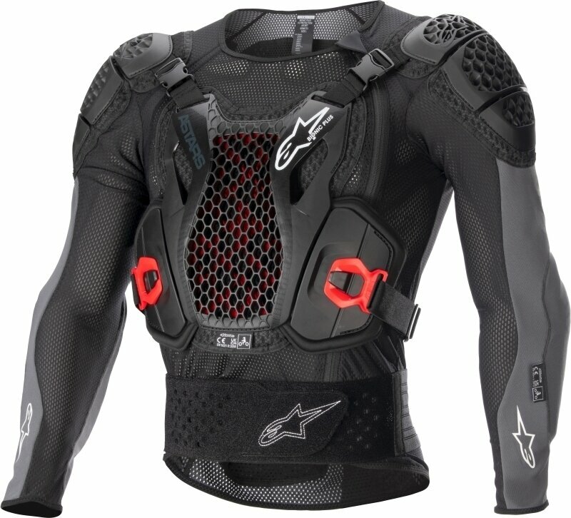 Casaco de proteção Alpinestars Casaco de proteção Bionic Plus V2 Black/Anthracite/Red XL