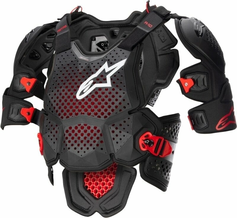 Chest Protector Alpinestars Chest Protector A-10 V2 Full Anthracite/Black/Red M/L
