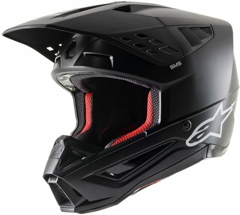Kaciga Alpinestars S-M5 Solid Helmet Black Matt M Kaciga