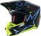 Hjälm Alpinestars S-M5 Action Helmet Black/Cyan/Yellow Fluorescent/Glossy XL Hjälm