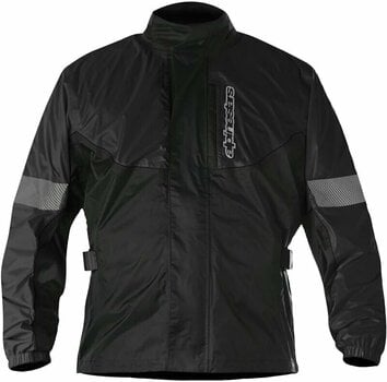 Motorcycle Rain Jacket Alpinestars Hurricane Rain Jacket Black 2XL Motorcycle Rain Jacket - 1