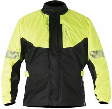 Motorcycle Rain Jacket Alpinestars Hurricane Rain Jacket Yellow Fluorescent/Black L - 1