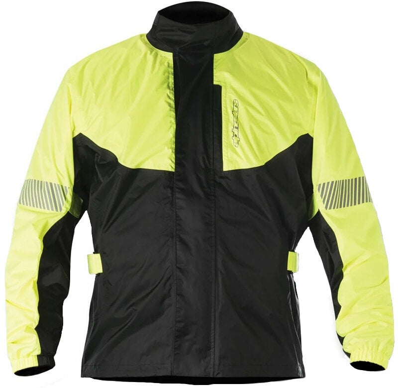 Motorcycle Rain Jacket Alpinestars Hurricane Rain Jacket Yellow Fluorescent/Black S
