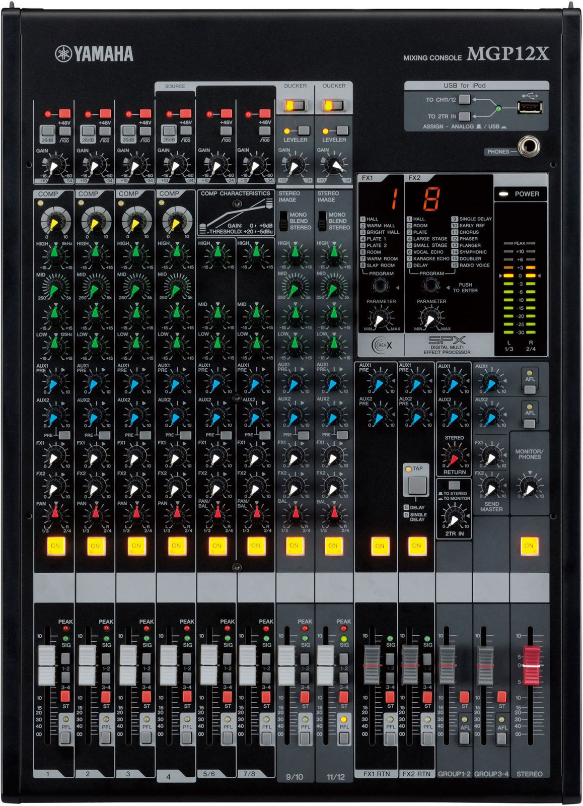 Table de mixage analogique Yamaha MGP12X