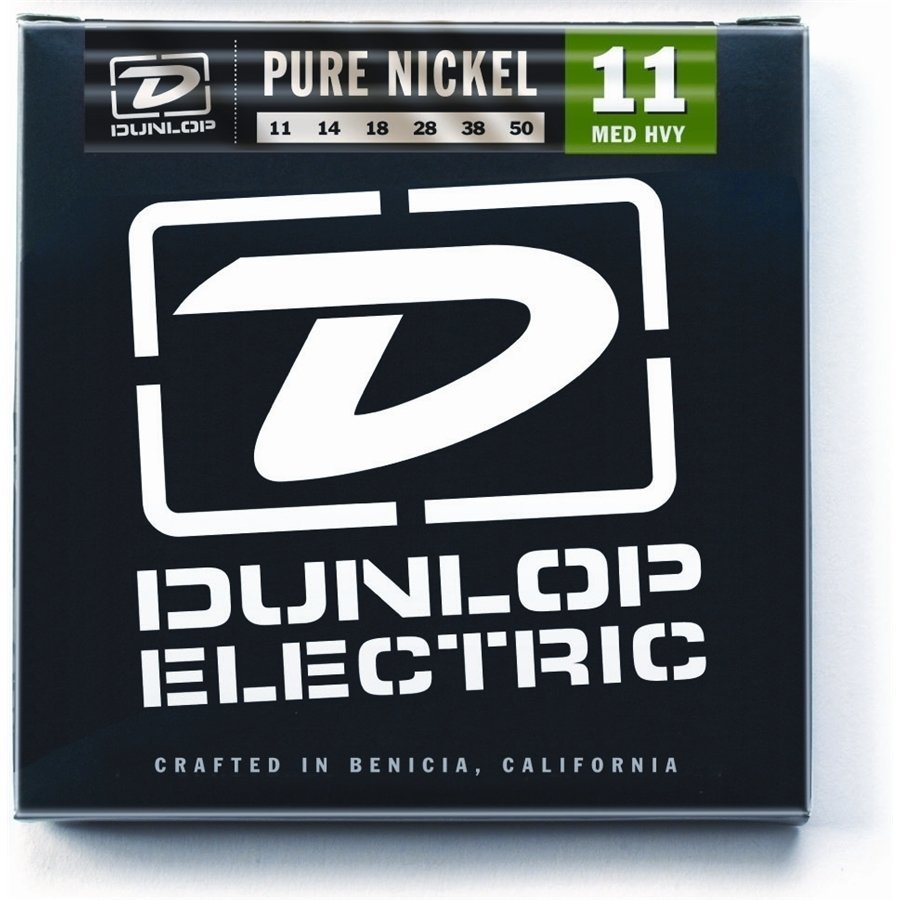 Cordes pour guitares électriques Dunlop DEK1150 Pure Nickel Heavy