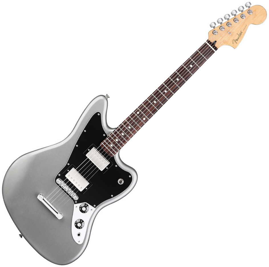 Fender Blacktop Jaguar HH - Silver - Muziker